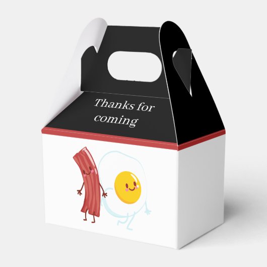 niedliche Bacon Eier Frühstück Geschenkschachtel (Vorderseite)