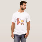 Niedliche Bacon- und Eggenfreunde T-Shirt (Vorne ganz)