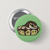 Niedliche Ball-Pythonschlange-Haustier-Schlange, Button (Vorne & Hinten)