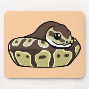 Niedliche Ball-Pythonschlange-Haustier-Schlange, Mousepad