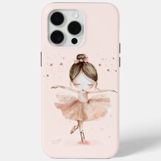 Niedliche Ballerina Ballett Liebe Tanz Case-Mate iPhone Hülle (Rückseite)