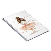 Niedliche Ballerina Ballett Tanz Liebe Kunst, Dich Notizblock (Rechte Seite)
