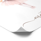 Niedliche Ballerina Dekoration Kinderzimmer Wasser (Ecke)