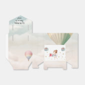 Niedliche Ballerina Geburtstagsfeier Geschenkschachtel (Ungefaltet)