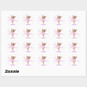Niedliche Ballerina Girl Personalisiert Stickers (Blatt)