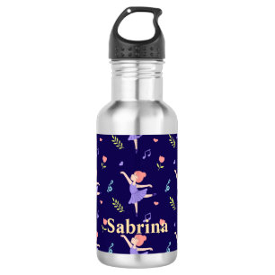 Niedliche Ballerina Girls' Personalisiert Edelstahlflasche