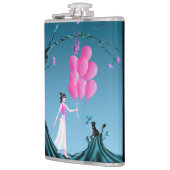 Niedliche Ballerina Heist Hip Flask Flachmann (Links)