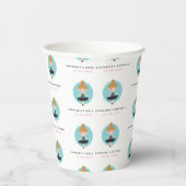 Niedliche Ballerina in Black Dress Kindergeburtsta Pappbecher (Rechts)