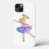 Niedliche Ballerina Kuh Case-Mate iPhone Hülle (Rückseite)