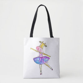 Niedliche Ballerina Kuh Tasche