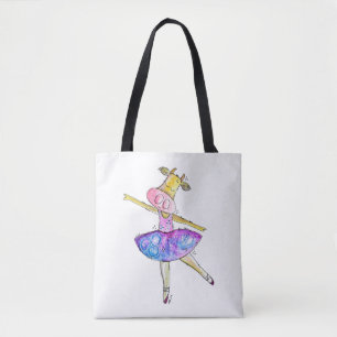 Niedliche Ballerina Kuh Tasche