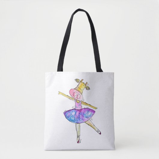 Niedliche Ballerina Kuh Tasche (Vorderseite)