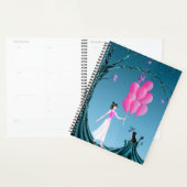 Niedliche Ballerina und Cat Night Sky Planer (Anzeige)