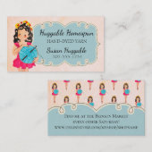 Niedliche Ballerina Visitenkarte (Vorne/Hinten)