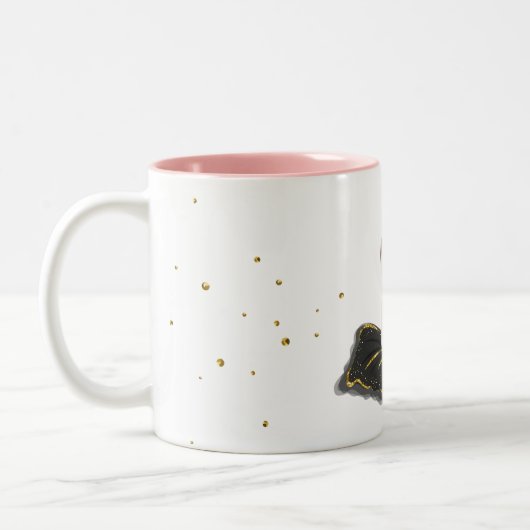 Niedliche Ballerina Zweifarbige Tasse (Links)