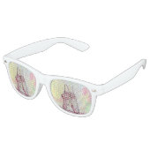 Niedliche Ballet Schuhskizze Wasserfarbe Handgezei Partybrille (Schrägansicht)