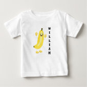 Niedliche Banane Baby T-shirt (Vorderseite)