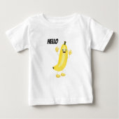 Niedliche Banane Baby T-shirt (Vorderseite)