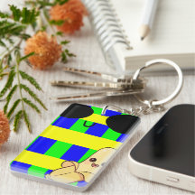 Niedliche Banane mit niedlichen Nähten