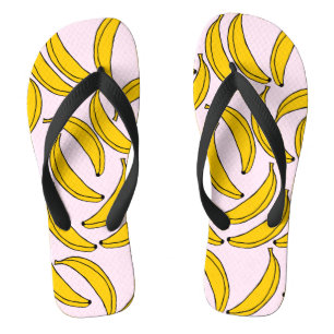 Niedliche Bananen Flip Flops Badesandalen