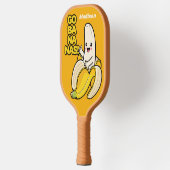 Niedliche Bananen individuelle Name Pickleball Pad Schläger (Links)