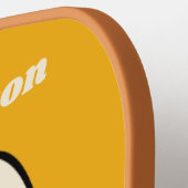 Niedliche Bananen individuelle Name Pickleball Pad Schläger (Linke Seite)