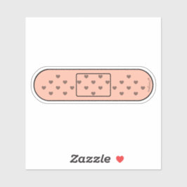 Niedliche Bandage im Skin Typ 4 Aufkleber