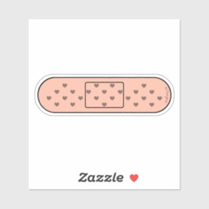 Niedliche Bandage im Skin Typ 4 Aufkleber