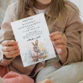 Niedliche Bannhaltung von Eiern im Korb und Eierja Einladung