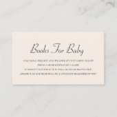 Niedliche Bären Babydusche Buchanforderung Rosa Begleitkarte (Vorderseite)