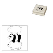 Niedliche Bären Gummistempel (Stempel)