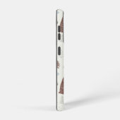 Niedliche Bären im Holzmuster Samsung Galaxy Hülle (Rechte Seite)