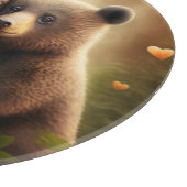 Niedliche Bären in der Liebe Schneidebrett (Ecke)