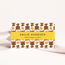 Niedliche Bären, Kinderspielzentrum, Aktivzentrum Visitenkarte