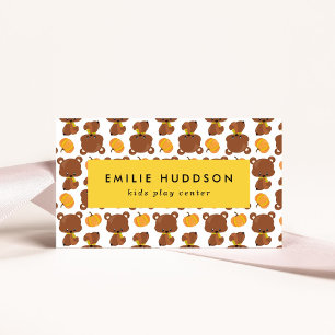 Niedliche Bären, Kinderspielzentrum, Aktivzentrum Visitenkarte