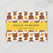 Niedliche Bären, Kinderspielzentrum, Aktivzentrum Visitenkarte (Vorderseite)