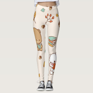 niedliche Bären mit Büchern Leggings