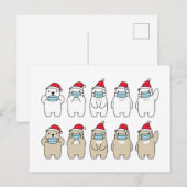 Niedliche Bären Postkarte (Vorne/Hinten)