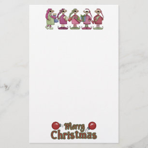 Niedliche Bären Weihnachtsgeschichten Briefpapier