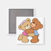 Niedliche Bärenarmbären Magnet (Vorderseite/Rückseite)