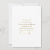 Niedliche Bärenballon Babydusche Einladung (Rückseite)