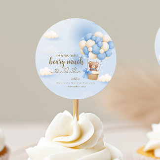 Niedliche Bärenbotschaft Kinderdusche Geschenkanhänger