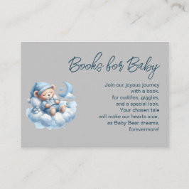 Niedliche Bärenbücher Begleitkarte