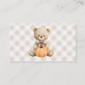 Niedliche Bärenbücher für Baby Begleitkarte (Rückseite)