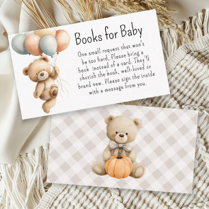 Niedliche Bärenbücher für Baby Begleitkarte