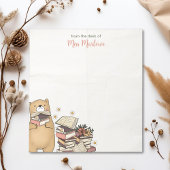 Niedliche Bärenbücher - Hintergrund Notizblock