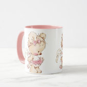 Niedliche Bärendruckkaffee Tasse (Vorderseite Links)