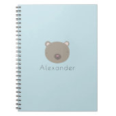 Niedliche Bäreneigenschaft Notizblock (Vorderseite)