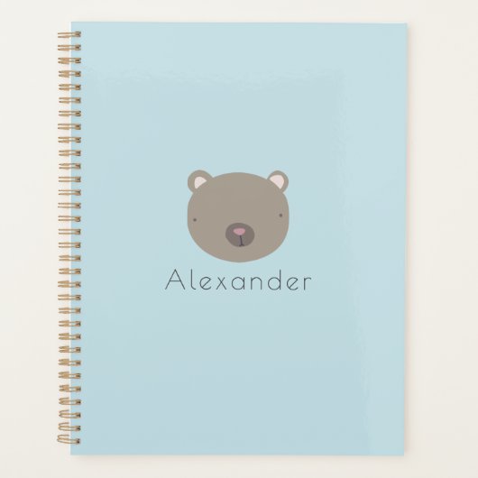 Niedliche Bäreneigenschaft Planer (Vorderseite)