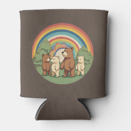 Niedliche Bärenfamilie Dosenkühler